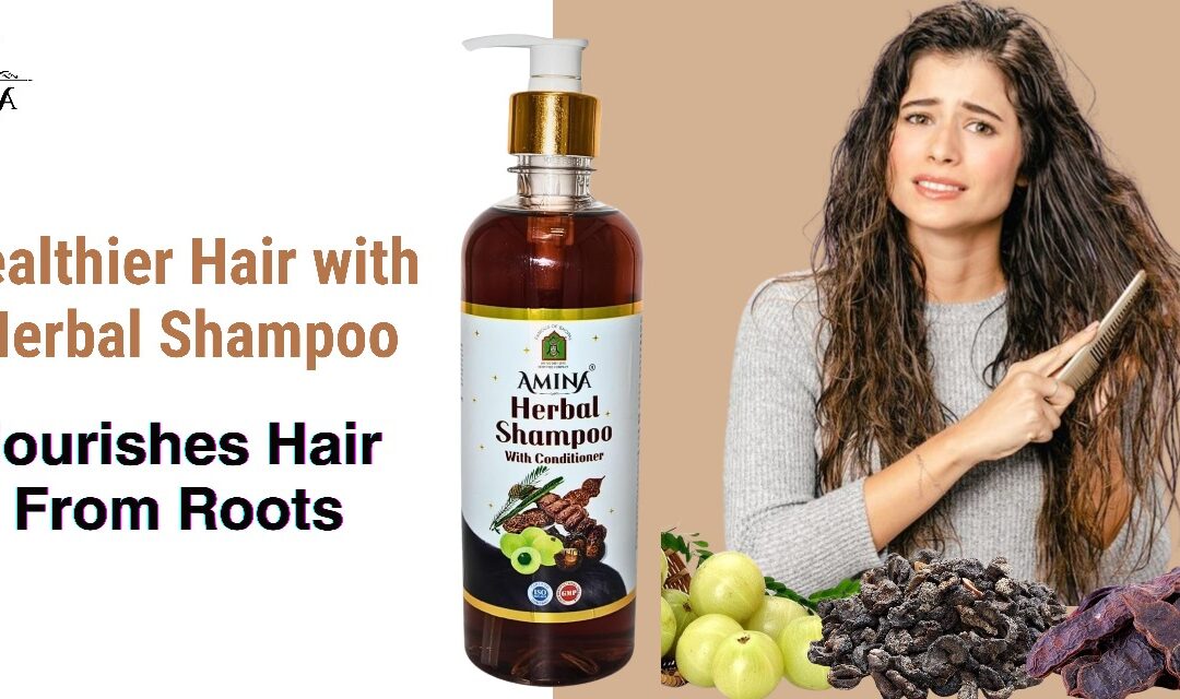 Best Choice for Strong, Shiny Hair: Amina Herbal Shampoo with Conditioner